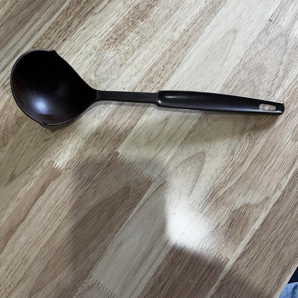 Ekco Brown #2 Nylon Soup/Sauce Ladle USA Dishwasher Safe Kitchen Utensil 11"